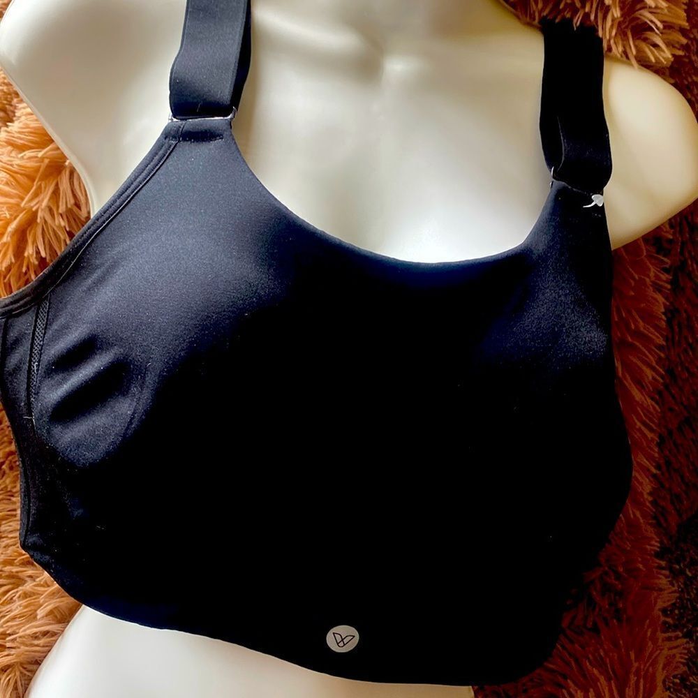 Lane Bryant LIVI Sports Bra Black molded no wire 40D